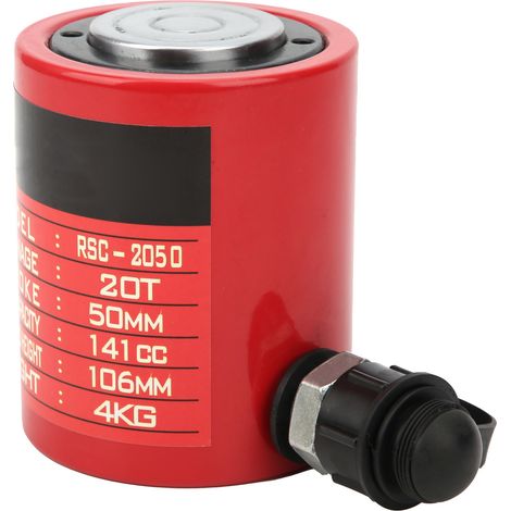 Vérin hydraulique séparé rouge ultra-fin accessoire industriel RSC2050 20 tonnes course 50 mm (1/5)