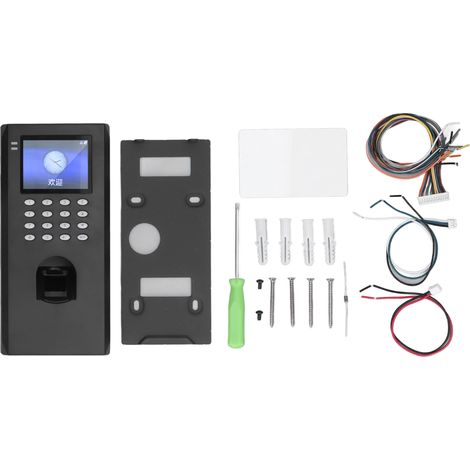 Contrôleur d'accès porte à empreinte digitale, mot de passe et pointeuse, système DC 12V 1.5A (1/5)