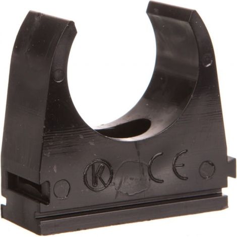 Rohrhalter fi25mm schwarz 5325 HF FB /10 Stück/
