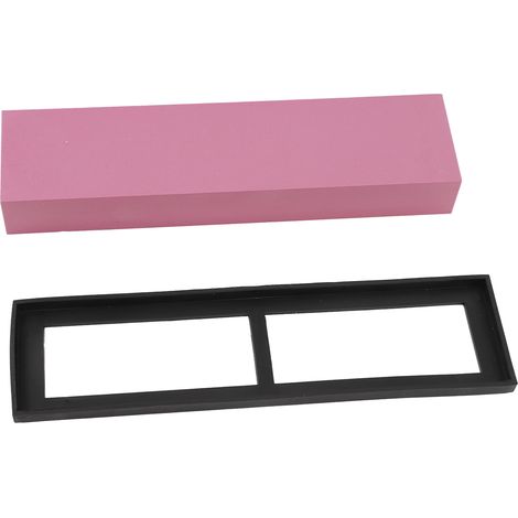 Pierre à aiguiser 3000 grains, double face, rubis, compacte et durable, 19,8 x 4,8 x 2,3 cm, pour la cuisine et le camping. (1/5)