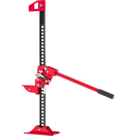 "HOMCOM 33"" 3 Tonne High Lift Farm Jack for 4x4 Tractors Trucks, Red" (1/5)