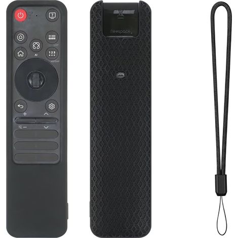 Coque Compatible avec LG MR25GA, Anti-Chute, Anti-Collision, Ultra-Mince et Léger Silicone Télécommande Étui de Protection. Noir (1/5)