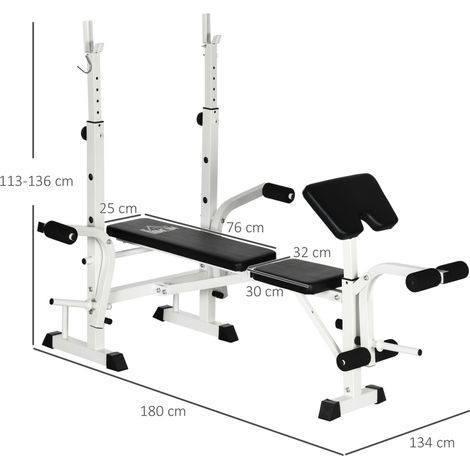 Panca multifunzione 180x134x136 cm in acciaio nero per casa – MEUBLIV (1/5)