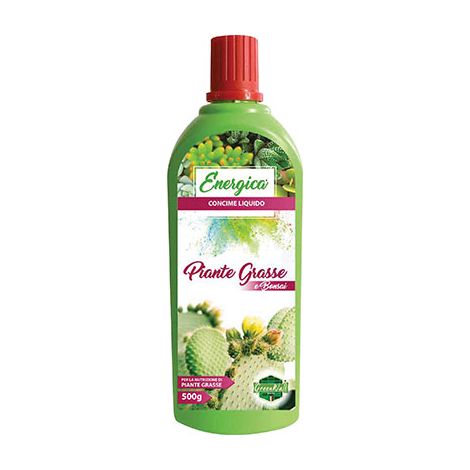 CONCIME LIQUIDO PIANTE GRASSE ENERGICA - GR 500- 6 pezzi