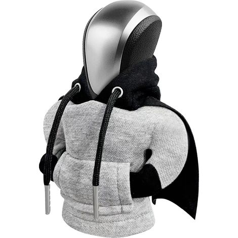 Housse de pommeau de levier de vitesse de voiture à capuche avec motif chauve-souris - Design mignon et tendance, compatible avec tous les leviers de vitesse. Décoration intérieure pour hommes et femm (1/5)