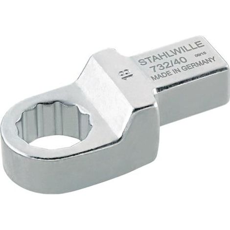 Embout à anneau 24 mm pour carré femelle 14 x 18 mm Stahlwille 732/40 24 58224024 1 pc(s) (1/3)