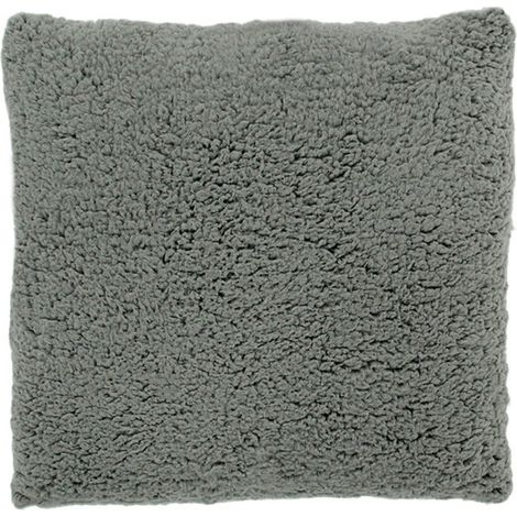 Coussin d'allaitement aspect laine extra-doux 40x40 – Confort moelleux – Déhoussable avec envers suédine peau de pêche – Thedecofactory (1/6)