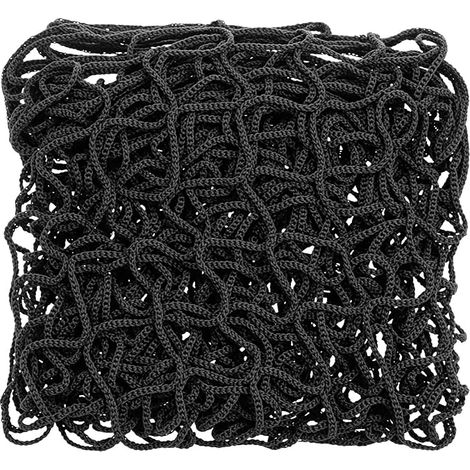 Safety Net Balcony 1 x 1 m Polyester Black – Heavy Duty Anti-Fall Protection for Stairs, Terrace & Window – Mesh Barrier for Cats and Dogs (1/5)