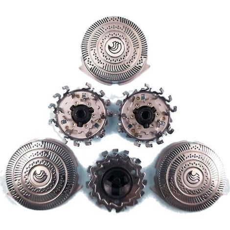 Kompatible Philips HQ9 AT751 AT8240 AT8250 AT9070 Scherköpfe – Metall und Kunststoff – Präziser und komfortabler Schnitt – 3er-Pack – HQ9070