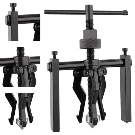 Extractor de cojinetes de tres mordazas, herramienta para extracción de cojinetes, adecuado para automóviles, motocicletas, cojinetes mecánicos y maquinaria agrícola. (1/5)
