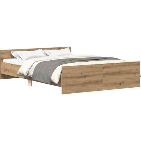 Maison Exclusive - Giroletto senza Materasso Rovere Artigianale 120x190cm (1/5)