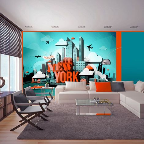 Papier Peint "Welcome New York" 70 x 100 cm (1/2)