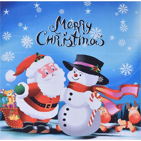 Tenture murale de Noël, décoration festive pour salon et chambre, 230x180 cm (90.6x70.9 in) (1/5)