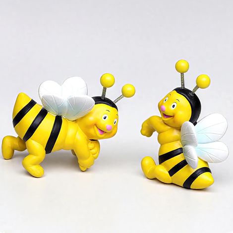 figuras de abejas decorativas para jardín, estatuas de resina, adorno para exteriores, resistentes a la intemperie, ideales para estanques, macetas, balcones, salas de estar y decoración primaveral. (1/5)