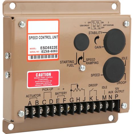 Régulateur de vitesse électronique, accessoires pour groupes électrogènes avec régulateur de vitesse, pièces industrielles ESD5522E (1/5)