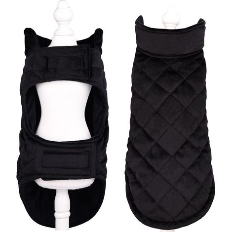 Veste Manteau pour Chien, Noir M