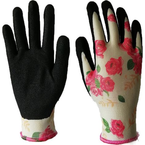 Filiyano-Gants de jardinage pour femmes, gants de jardinage souples et respirants, gants de travail résistants aux déchirures, cadeaux pour jardinage (1/5)