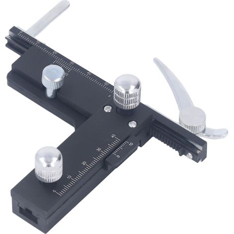 Professionelles, hochpräzises, mechanisches XY-Verstellsystem mit Skala für Mikroskope: Beweglicher Messschieber und Lineal. (1/5)