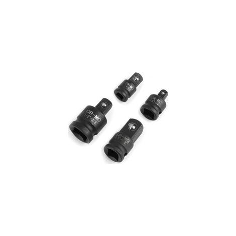 Adaptateur de douille pour amortisseurs, adaptateur 1/2 à 3/8 3/8 à 1/2 1/4 à 3/8 3/8 à 1/4, pour clés dynamométriques, cliquets, adaptateur de manchon de foret