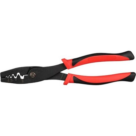 Pince À Sertir - 0,5 mm² À 16 mm² - Pour Embouts De Fils - Ergonomique - Acier - 225 mm - 1 Pièce (1/4)