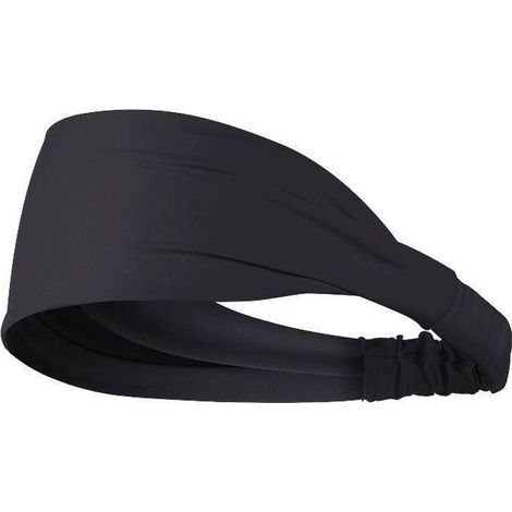 Fasce larghe per donna, antiscivolo e rinfrescanti, per sport, yoga, palestra e corsa (cipria, grigio, nero)