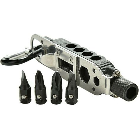 Tournevis Multifonctionnel Outil De Tournevis De Poche Portable avec Lumière LED