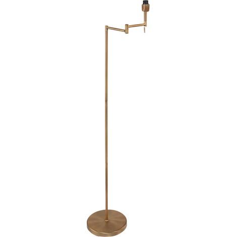 Mexlite - lámpara de pie - Bella - bronce - metal - Ø 45cm - E27 (1/4)