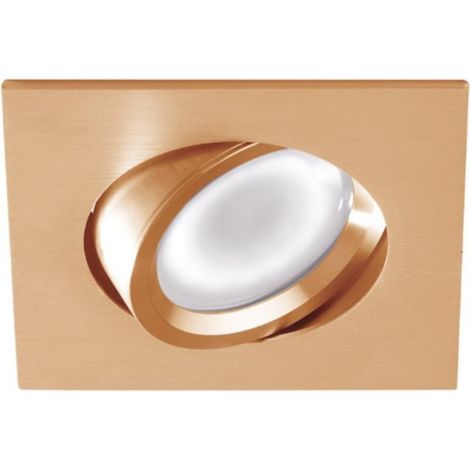 Faretto incasso gea led gfa053 gu10 led classico orientabile alluminio