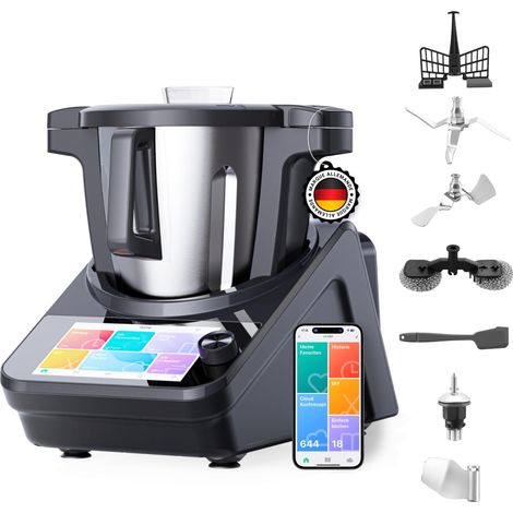 Robot de Cuisine Intelligent LX-050 – Bol inox 3 L, Wi-Fi