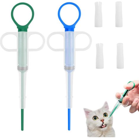 Lot de 4 Piluleurs Chats et Chiens, Distributeur Comprimés en Silicone, Animal Compagnie, Confort, Robuste (1/5)