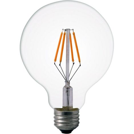 YMYNY E25 Globo Tonda Led 8w Lampada Daylight 800lm Classe Energetica A Luce - -Bianco Freddo -