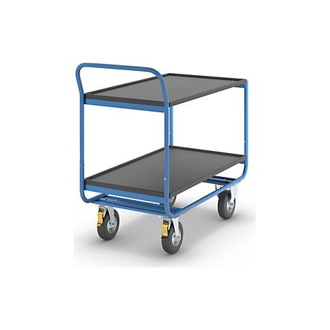 Mesa rodante  carga máx 150 kg  2 camas con borde redondeado 