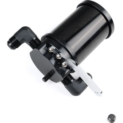 Hot-selling car modification parts: oil breather can with air filter, flat head, waste oil recycling can, special offer. (1/4)