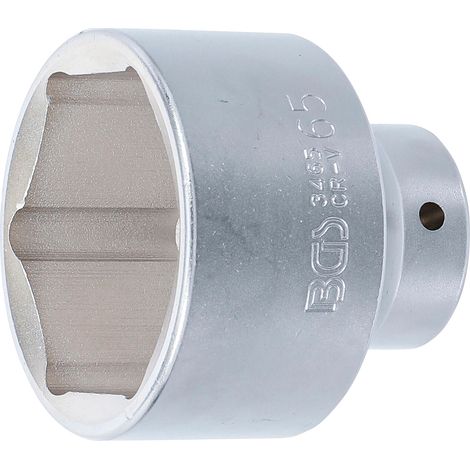 BGS  Vaso  de  impacto  hexagonal  cuadradillo  interior  20  mm  (3/4")  SW  65  mm  -  3465 (1/4)
