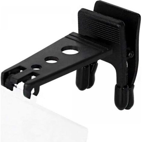BUNTHAUS Loupe à pince pour lunettes avec 3 verres interchangeables, clipsable et rabattable, mains libres 1,5x 2,5x 3,5x pour la lecture, la couture, les loisirs et la cartographie