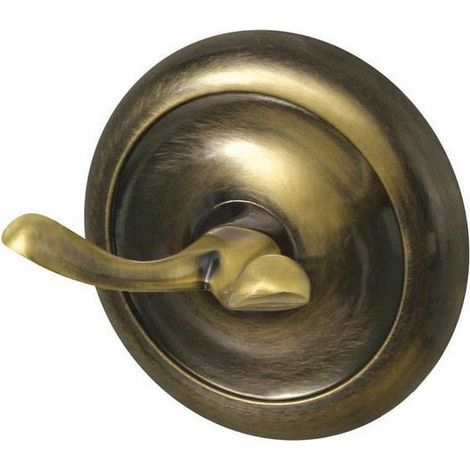 Doppelgarderobe im Art-déco-Stil, Farbe: Antikmessing (1/2)