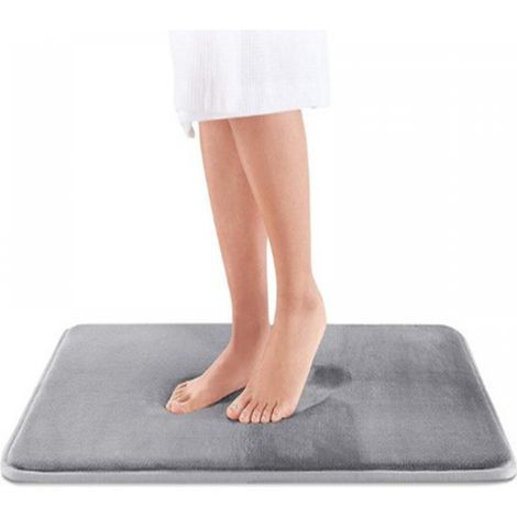 BEBUSINGOTO Alfombra de baño de espuma viscoelástica (1/2)