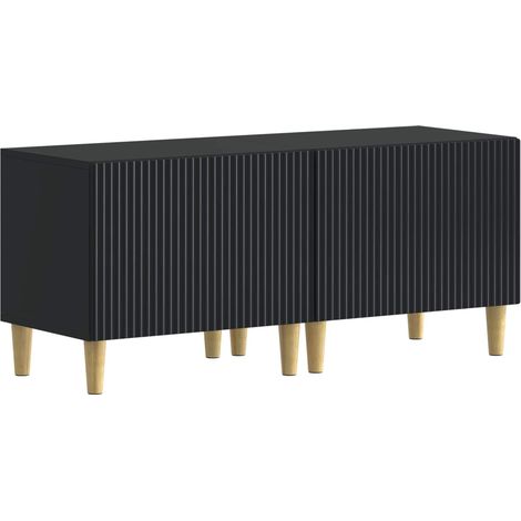 Mueble de TV Negro Madera de ingeniería vidaXL (1/5)