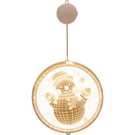 Guirlande Lumineuse De Noël - Guirlande À LED Sans Fil Sur Pile - Pour Décoration Mur Fenêtre Jardin Terrasse - 1 Pièce (1/5)