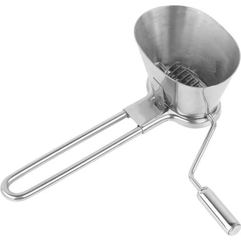 Hachoir Manuel à Herbes et Légumes en Acier Inoxydable, Coupe Persil Coriandre, Moulin à Épices Portable (1/5)