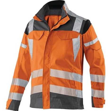 Kübler Jacke REFLECTIQ PSA 2 warnorange/anthrazit Gr. 58 (1/2)