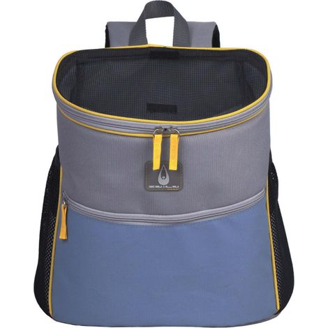 Zu e lu zaino per animali viaggio jambu denim medio fino 8 kg (1/4)