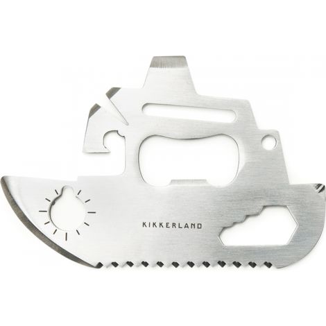 Multi-outils 11 en 1 Bateau Kikkerland Argent (1/3)