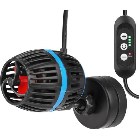 Aquarium Wave Pump, Magnetic Aquarium Circulation Pump with Controller, 4 Speed Adjustable Flow Rating, Power Mode, Quiet Aquarium Waves DC 12V, Head (1/5)
