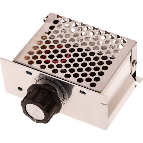 PrimeMatik - Régulateur de vitesse du ventilateur 4000W 8,5 cm x 5,5 cm x 3,5 cm (1/5)