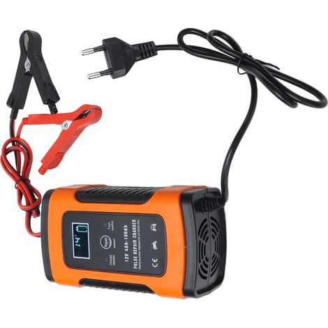 Intelligentes automatisches Kfz-Batterieladegerät mit LCD-Digitalanzeige, 5 A, 12 V, FBC1205D, AC 100–240 V, EU-Stecker (1/5)