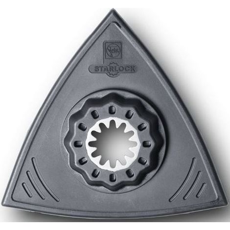 Fein – Patin de ponçage triangulaire 80mm – Fixation auto-agrippante – Pour ouvertures étroites – 2 pièces – 63806142220 (1/5)