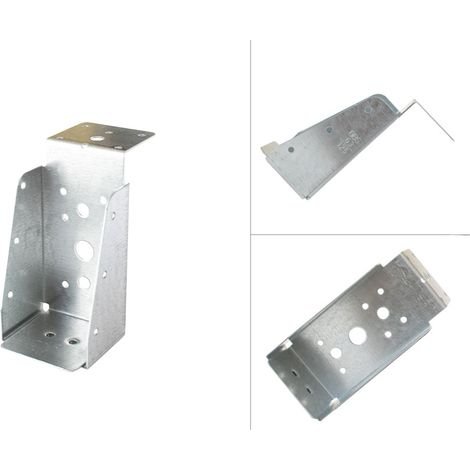 Sabot aile intérieure avec lèvre galvanisé pour poutres de 6,3 x (1/4)