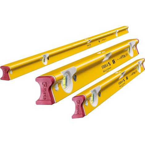 Stabila STBRTYPESET R-Type Triple Pack Builders Spirit Level 180cm 120cm 60cm