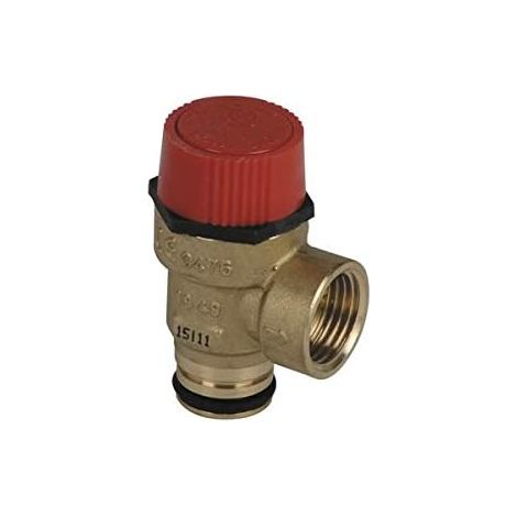 1 - Soupape De Sécurité - Pour Chaudière Murale - Compatibilité De Dietrich Et Chappée - Modèle Jjd710109400 - Pièce Détachée Chauffage